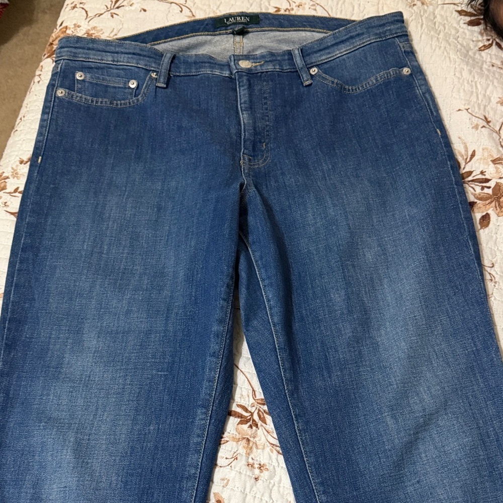 Ralph Lauren Men's Relaxed Fit Blue Jeans